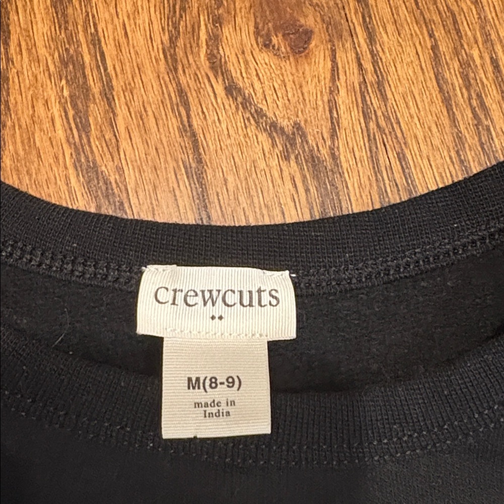 Crewcuts Black Sweatshirt with Sequin Bow - Picture 3 of 3